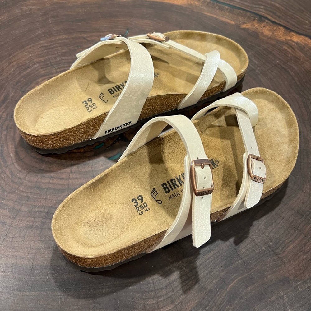 Birkenstock-ladies Mayari; size 39 ;color pearl cream